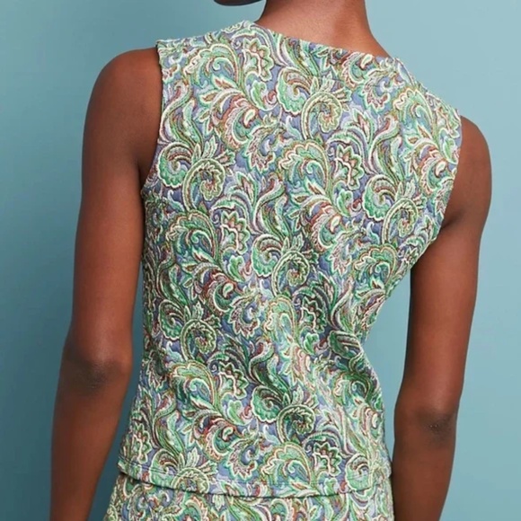 Maeve by Anthropologie | Retro Paisley Pencil Skirt & Tank NWOT | Size XS/S - Picture 4 of 5